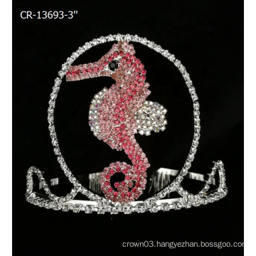 Seahorse Undersea Animals Custom Pageant Crown